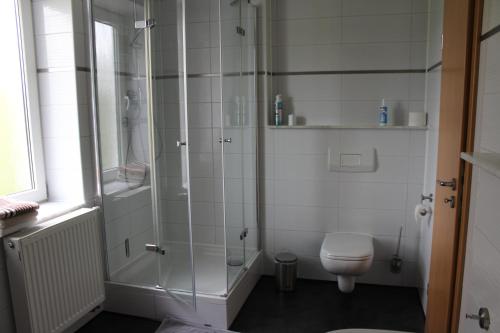 浴室, Ferienwohnung in der Natur in 德羅爾斯哈根