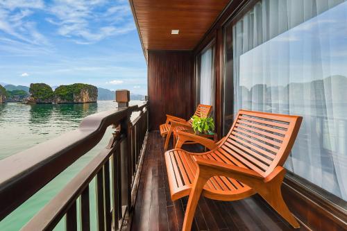 Balkon/terasa, La Regina Legend Cruise in Hạ Long