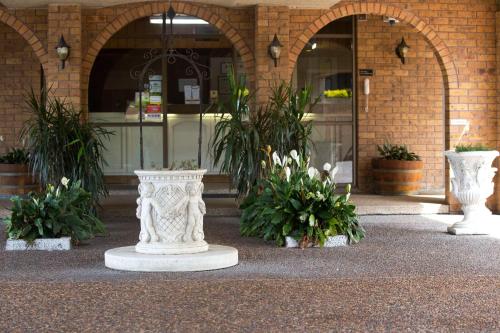 Eingang, Cumberland Motor Inn in Hunter Valley