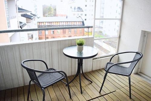 Balcony/terrace, Hiisi Homes Helsinki Sornainen in Vallila