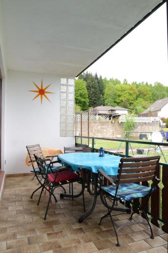 Erkély/terasz, Ferienwohnung Pascale in Mettlach