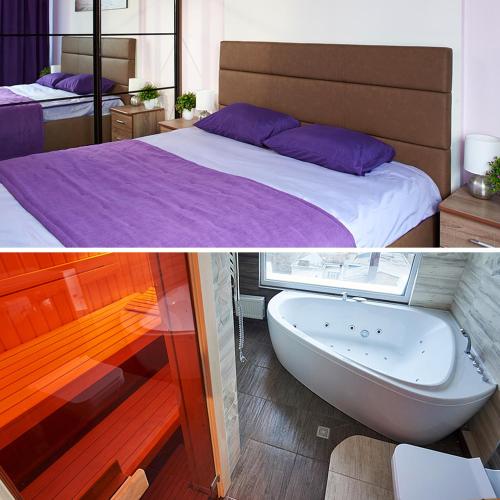 Sauna Jacuzzi Luxury Spa Apartment, Kiew