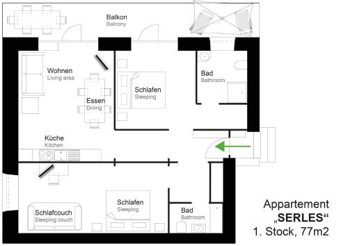 Appartements Greier