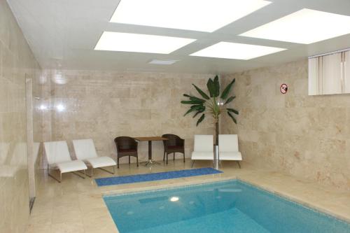 Swimming pool, Grand Nur Plaza Hotel in Aktau