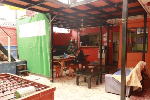 مطبخ, Aji Verde Hostel in لاسيرينا