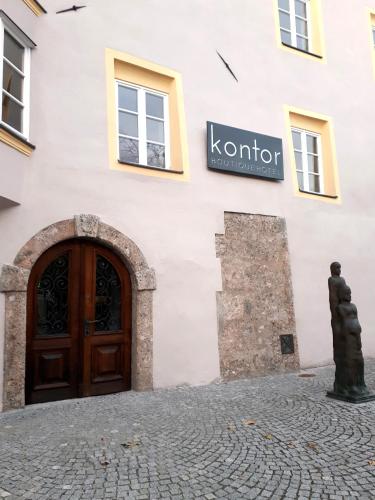 A szálláshely kívülről, Hotel kontor in Hall in Tirol