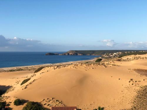  Torre dei Corsari mit Aussicht auf Meer und Dune, Pension in Torre dei Corsari