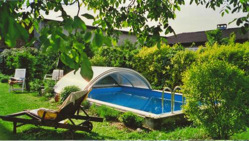Úszómedence, Landhof Liebsch, mit Pool und Sauna in Jerichow