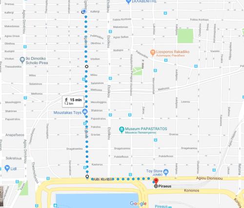  Small apartment 10 min (walk) from Piraeus port in Piräus