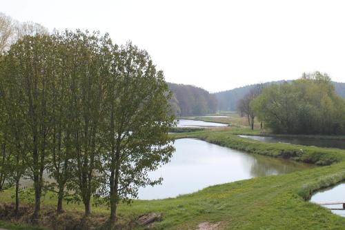 Viesnīcas āriene, Ferienwohnung Deichblick in Gerhardshofen