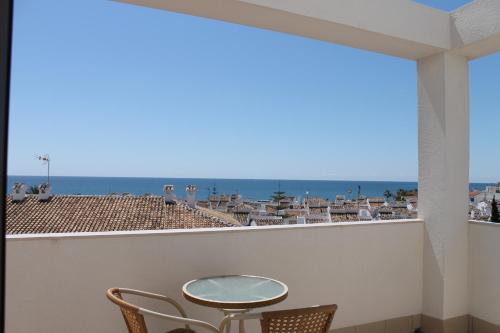 balkon/terras, Hotel Carmen in Mijas
