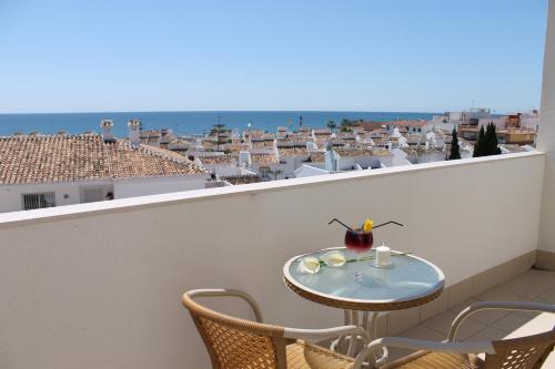 balkon/terras, Hotel Carmen in Mijas