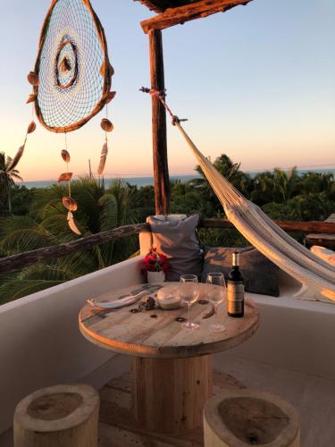 LunArena Boutique Beach Hotel Yucatan Mexico - 발코니/테라스