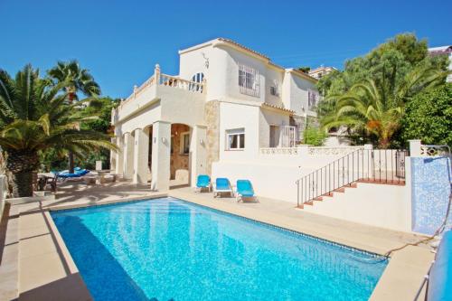  Casa del Campo - sea view villa with private pool in Moraira in Teulada