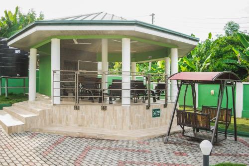 Balkon/teras, 3A's Guest House in Akosombo