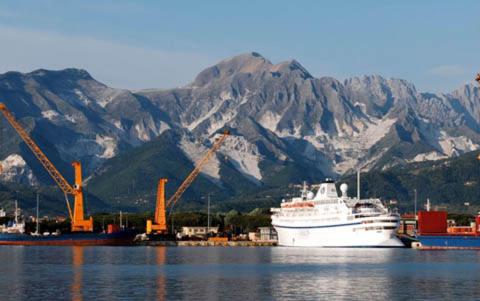 카라라 MarBianco B&B 2성급 호텔 전망