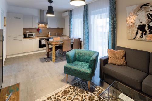 Kitchen, Design-Apartments Graz in Puntigam