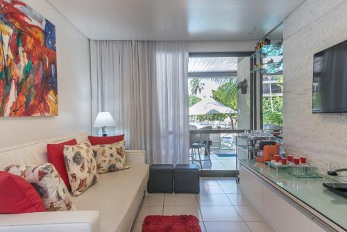 Shared lounge/TV area, Condominio Nannai Residence - Anchova 01 in Porto De Galinhas