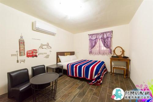 1 double bed