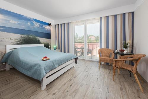 1 double bed, 1 sofa bed