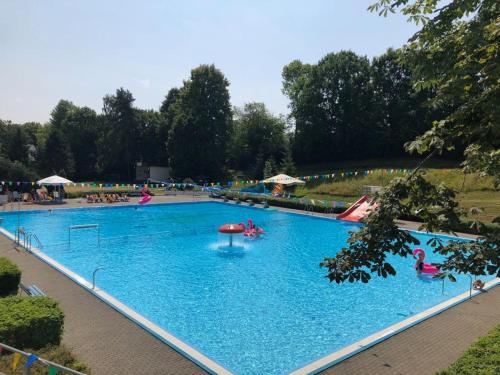 酒店活動, Ferienwohnungen Siebenlehn am Romanus Freibad in 大希爾馬