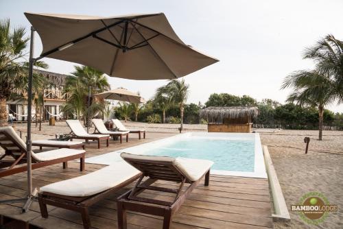 泳池, 竹苑酒店 (Bamboo Lodge) in 波卡潘