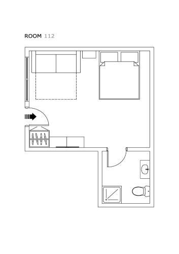 Howey Bay Motel Room Type - Queen Room with Sofa Bed