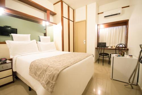 Bed, Royal Center Hotel Lourdes in Belo Horizonte