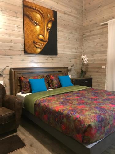 1 double bed