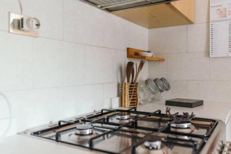 Kitchen, CENTRAL WOODEN CHALET WITH FOREST VIEW in Palu