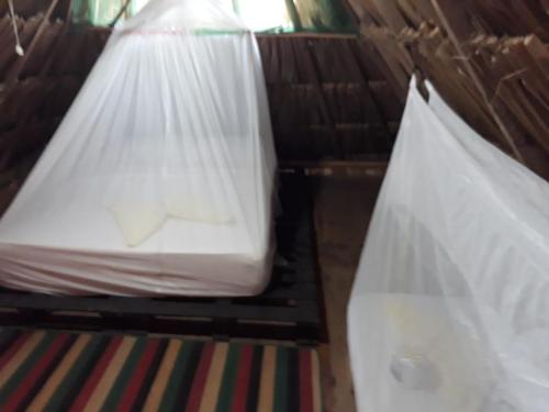 1 double bed, 1 twin bed