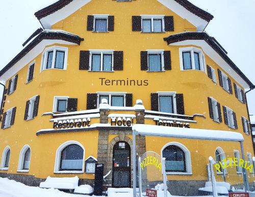 Hotel Terminus in Samedan, Schweiz