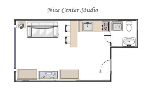 Nice Centre Flat - Modern, Quiet and Brand New, Nice (fotografie 4)