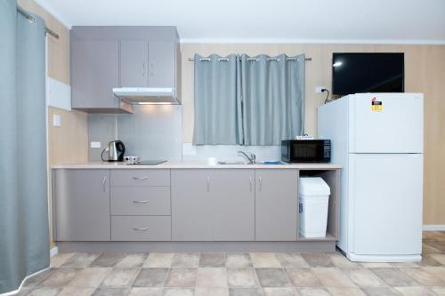 virtuve, Paringa Caravan Park in Paringa
