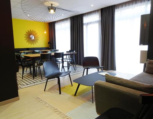 sala de TV, Résidence Little Sévigné (Residence Little Sevigne) in Rennes