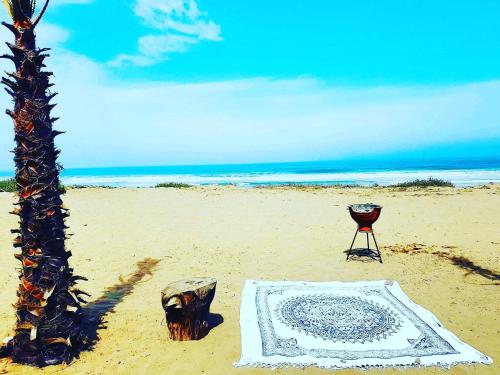 plajă, Greenwave Ecolodge in Sidi Ifni
