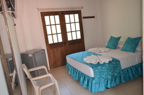 1 double bed