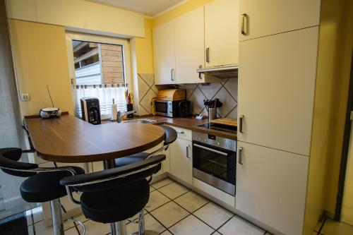 廚房, Ferienwohnung Behner in 格雷文