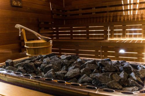 sauna, Apartmán Aqua Bešeňová (Apartman Aqua Besenova) in Besenova