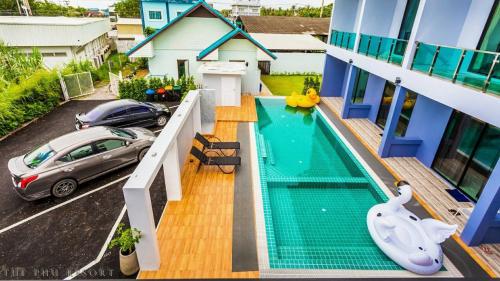 Swimming pool, The Phu Resort in Pranburi