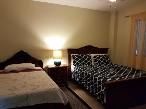 1 double bed, 1 twin bed, 1 sofa bed