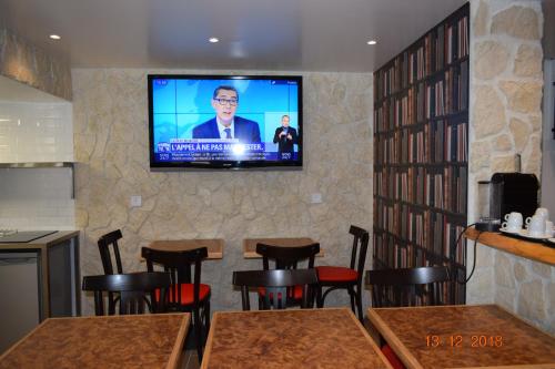 Közös társalgó / TV, Hostel Lyonnais in Vasútállomás