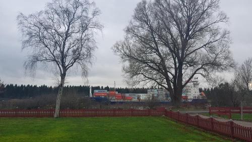 Ferienwohnung mit wunderschönem Blick auf den Nord-Ostsee-Kanal