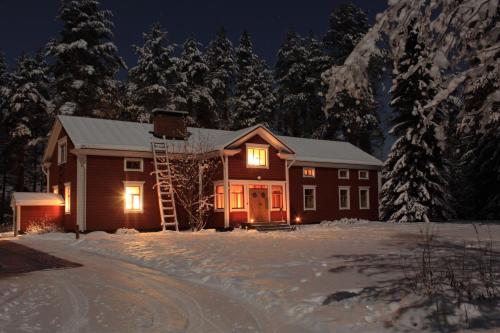 A szálláshely kívülről, Rehto in Lappföld