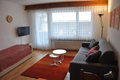 Leuca 24, Zentrum, gemütliches Studio, nahe Thermalbad in Leukerbad, Schweiz