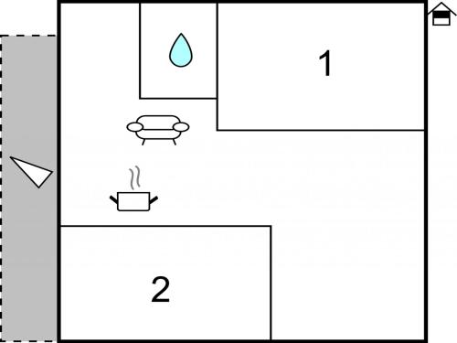 Two-Bedroom Apartment in Zuljana in Žuljana