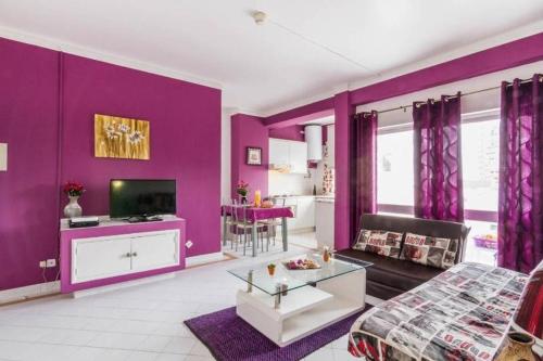  ★Purple Flat★Close to beach and Party|Free Parking, Unterkunft in Albufeira