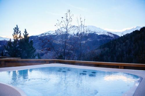 Pezsgőfürdő, Hotel Alpina - Swiss Ski & Bike Lodge Grimentz in Grimentz