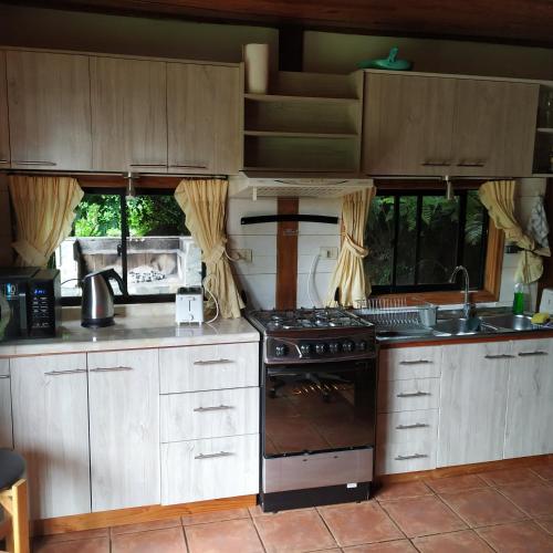 Cocina, Omi Kika B&B in Villarrica