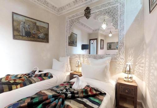 Riad Sania By Ghali Room Type - Chambre Twin safran 2